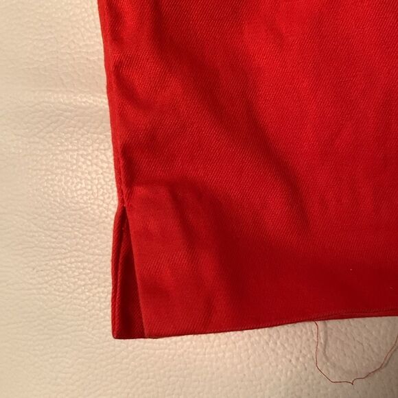 Nautica Red Cotton Blend Women’s Stretch  Pants Size 12 - Picture 9 of 12